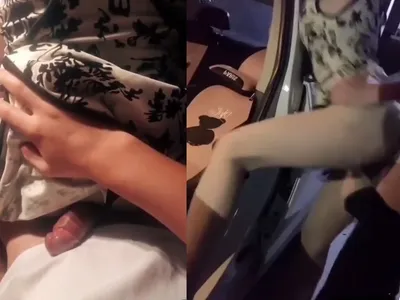 Nhân tình dáng nuột cưỡi ngựa nhấp nhả cực khoái trong ô tô